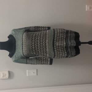 Pink rose sweater dress